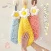 Frangipani flower hanging Chanel hand towels, Kanglewu household children's creative hand towels wholesale details Picture